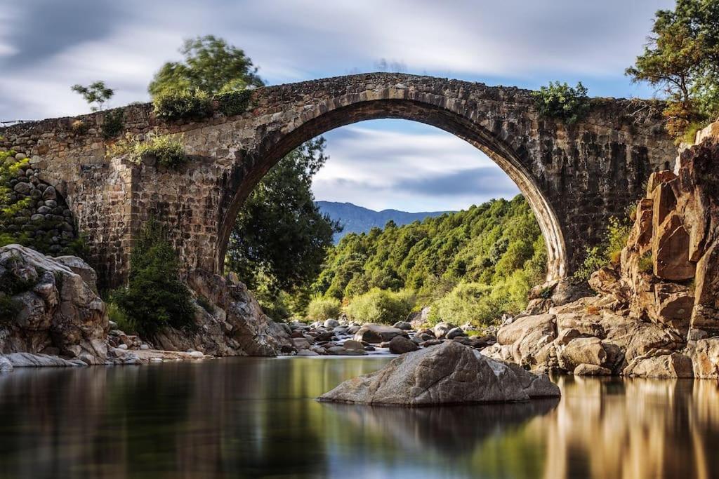 Casa Rural En Candeleda Con Piscina Y Un Maravilloso Jardin Eksteriør billede